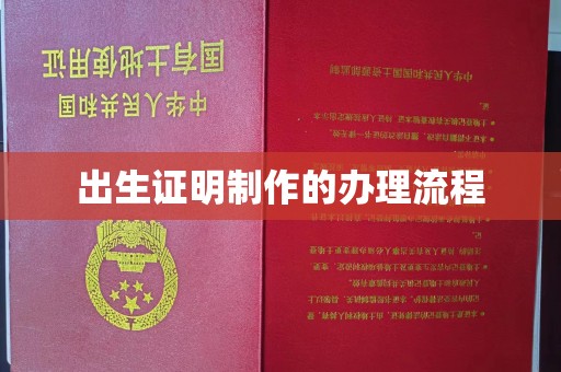 登封出生证明制作的办理流程