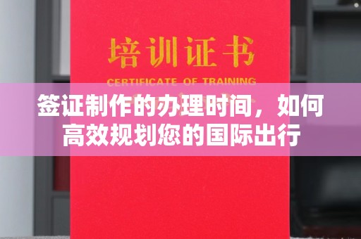 平乡签证制作的办理时间，如何高效规划您的国际出行